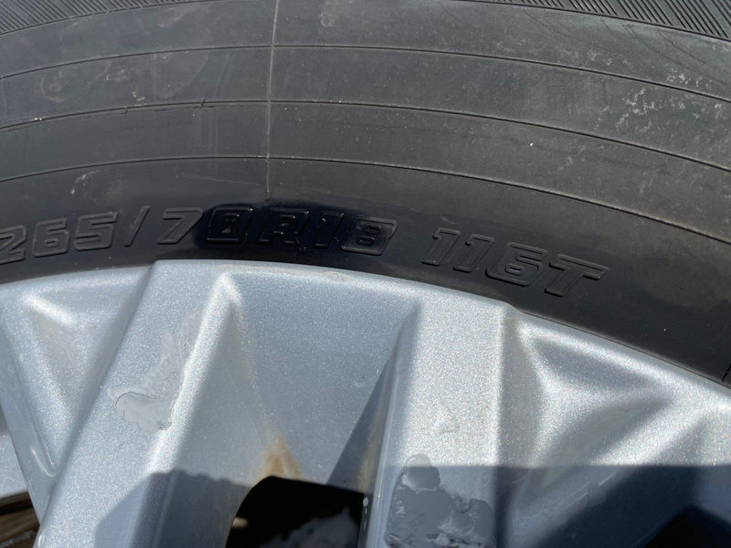 Load image into Gallery viewer, TOYOTA TUNDRA SEQUOIA 18X7.5" 6 SPOKE WHEEL RIM W/TIRE (ONLY#1) 22-26 # 108505
