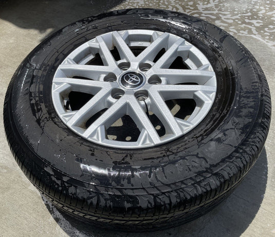 TOYOTA TUNDRA SEQUOIA 18X7.5" 6 SPOKE WHEEL RIM W/TIRE (ONLY#1) 22-26 # 108480