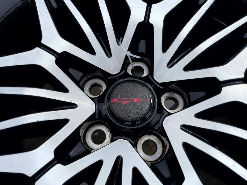 Load image into Gallery viewer, KIA STINGER 19x8-1/2 10 DOUBLE SPOKE REAR ALLOY WHEEL RIM W/TIRE 22-23 # 110802
