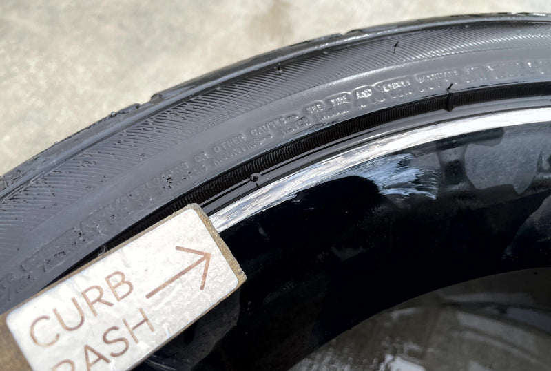 Load image into Gallery viewer, KIA STINGER 19x8-1/2 10 DOUBLE SPOKE REAR ALLOY WHEEL RIM W/TIRE 22-23 # 110802
