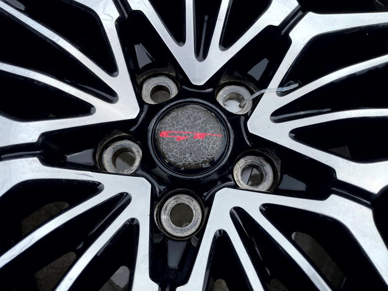 Load image into Gallery viewer, KIA STINGER 19x8-1/2 10 DOUBLE SPOKE REAR ALLOY WHEEL RIM W/TIRE 22-23 # 110831
