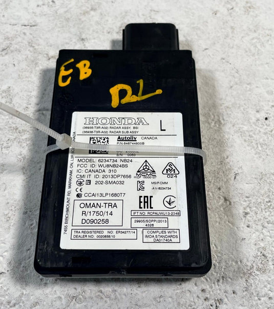 2019-2022 ACURA ILX REAR LEFT DRIVER SIDE BLIND SPOT RADAR SENSOR MODULE