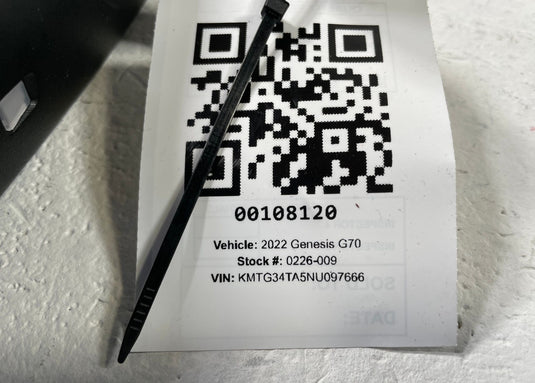 2019 - 2023 GENESIS G70 G90 G80 FRONT INTERIOR REAR VIEW MIRROR BLACK