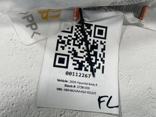 23-25 HYUNDAI IONIQ 6 FRONT LEFT DRIVER SIDE SEAT AIRBAG 80610-KL000