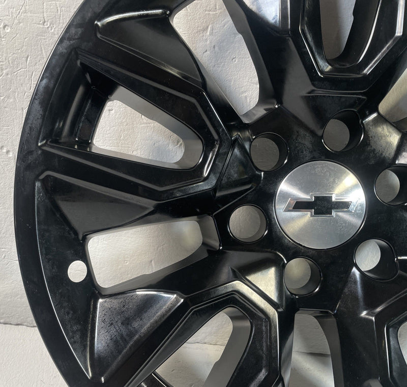 Load image into Gallery viewer, CHEVROLET SILVERADO 1500 20x9 10 SPOKE BLACK ALLOY WHEEL RIM 2019-2022 # 109431
