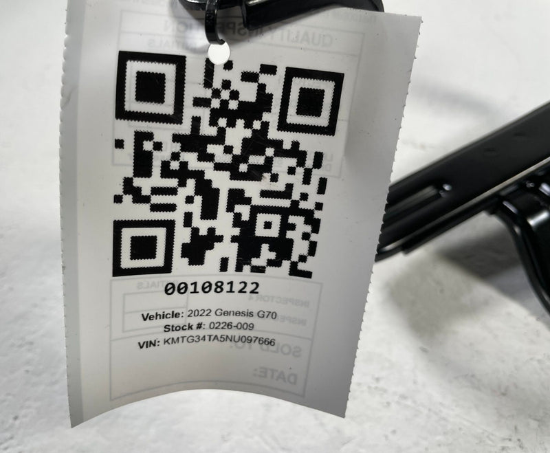 Load image into Gallery viewer, 2019 -2023 GENESIS G70 TRUNK SPARE TIRE WHEEL MOUNT BRACKET SUPPORT # 108122
