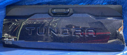 TOYOTA TUNDRA REAR TRUNK LID DECK TAIL GATE HATCH BLUE (8X8) 2022-2025