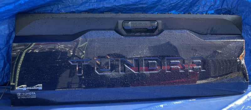 Load image into Gallery viewer, TOYOTA TUNDRA REAR TRUNK LID DECK TAIL GATE HATCH BLUE (8X8) 2022-2025 # 108474
