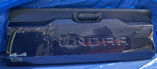 TOYOTA TUNDRA REAR TRUNK LID DECK TAIL GATE HATCH BLUE (8X8) 2022-2025