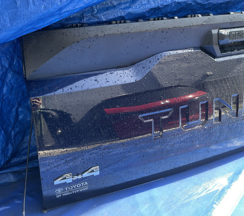 Load image into Gallery viewer, TOYOTA TUNDRA REAR TRUNK LID DECK TAIL GATE HATCH BLUE (8X8) 2022-2025 # 108474
