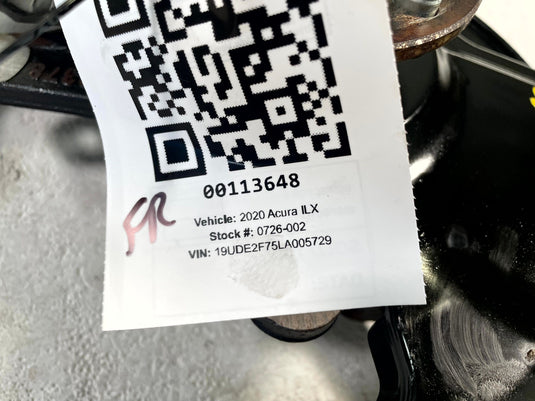 2016 - 2022 ACURA ILX FRONT RIGHT SIDE SPINDLE KNUCKLE W/ BEARING HUB
