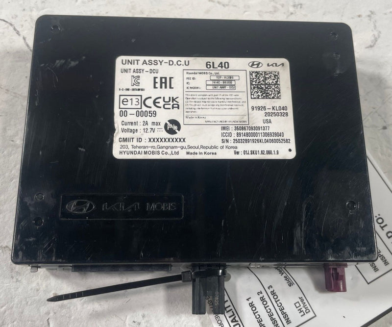 Load image into Gallery viewer, 2023-2025 HYUNDAI IONIQ 6 DCU DATA CONNECTIVITY CONTROL MODULE UNIT # 112283
