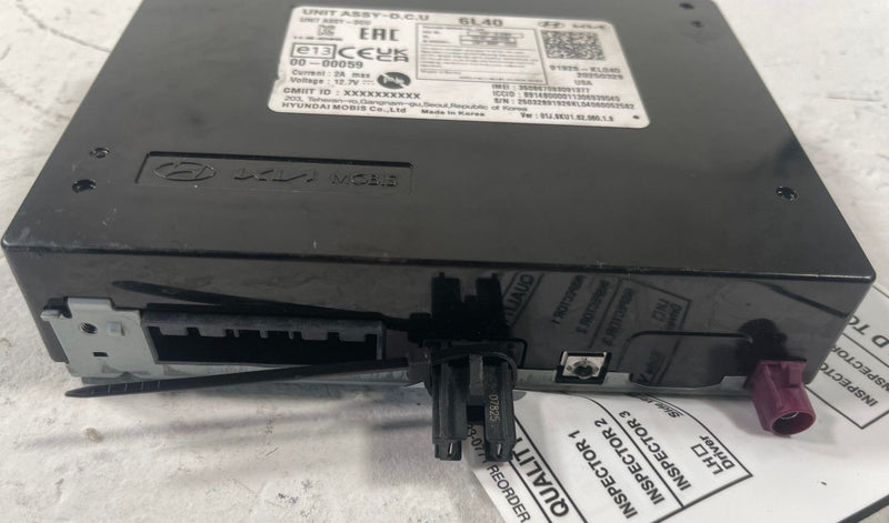 Load image into Gallery viewer, 2023-2025 HYUNDAI IONIQ 6 DCU DATA CONNECTIVITY CONTROL MODULE UNIT # 112283
