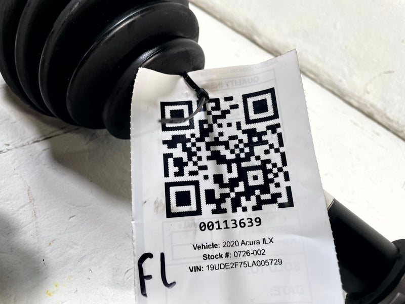 Load image into Gallery viewer, 2016 - 2022 ACURA ILX FRONT LEFT DRIVER SIDE AXLE SHAFT HALFSHAFT 2.4L # 113639
