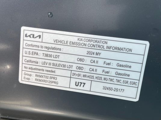 KIA SPORTAGE FRONT HOOD BONNET COVER PANEL ASSEMBLY CHARCOAL (KDG) 23-26