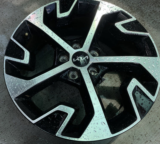KIA SPORTAGE 18x7-1/2 5 SPOKE MACHINED FACE ALLOY WHEEL RIM 2023-2025