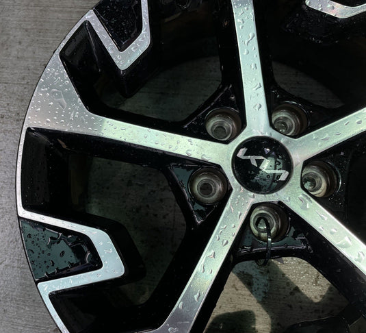 KIA SPORTAGE 18x7-1/2 5 SPOKE MACHINED FACE ALLOY WHEEL RIM 2023-2025
