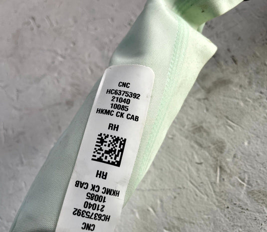 2018 - 2023 KIA STINGER FRONT RIGHT PASSENGER SIDE CURTAIN ROOF AIRBAG