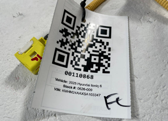 23-25 HYUNDAI IONIQ 6 FRONT LEFT DRIVER SIDE SEAT AIRBAG 80610-KL000