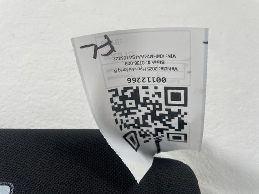 2023-2025 HYUNDAI IONIQ 6 FRONT LEFT SIDE SUN VISOR SUNVISOR BLACK