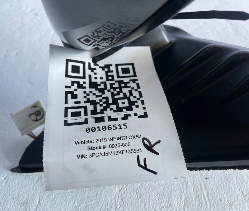 Load image into Gallery viewer, 19-21 INFINITI QX50 FRONT RIGHT PASSENGER SIDE VIEW DOOR MIRROR GRAY KAD #10 (1)
