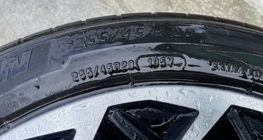 HYUNDAI IONIQ 5 20x8.5 BLACK ALLOY WHEEL RIM W/TIRE (ONLY#1) 2022-2024 # 108595