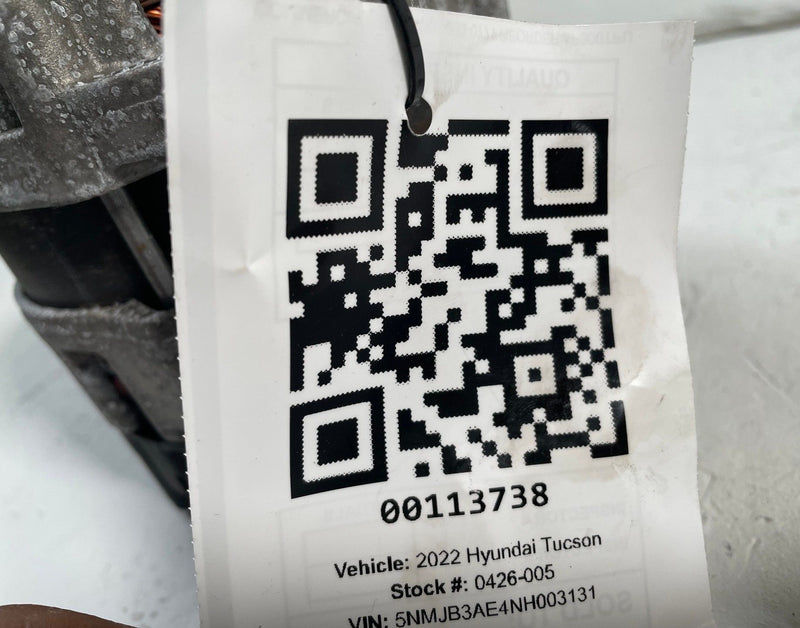 Load image into Gallery viewer, 2022 - 2026 HYUNDAI TUCSON ENGINE ALTERNATOR GENERATOR 150A 2.5L # 113738
