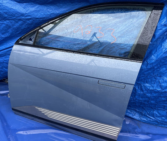 HYUNDAI IONIQ 5 FRONT LEFT SIDE DOOR SHELL ASSEMBLY BLUE (U3P) 2022-2023