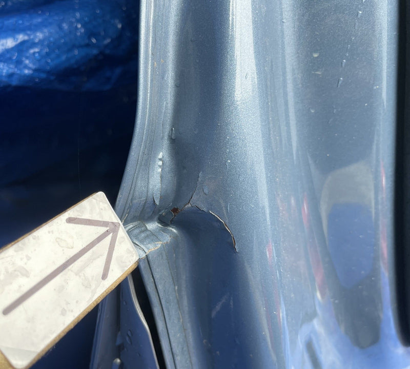 Load image into Gallery viewer, HYUNDAI IONIQ 5 FRONT LEFT SIDE DOOR SHELL ASSEMBLY BLUE (U3P) 2022-2023 #108601
