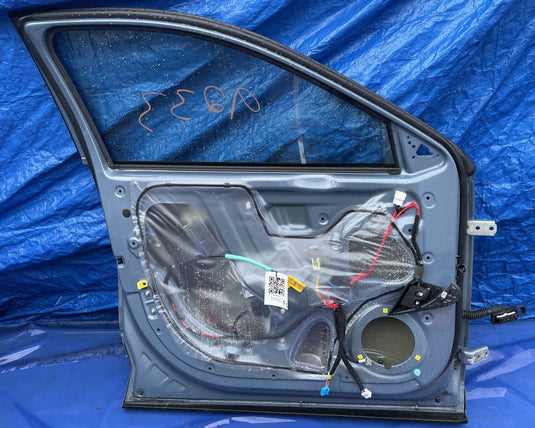 HYUNDAI IONIQ 5 FRONT LEFT SIDE DOOR SHELL ASSEMBLY BLUE (U3P) 2022-2023