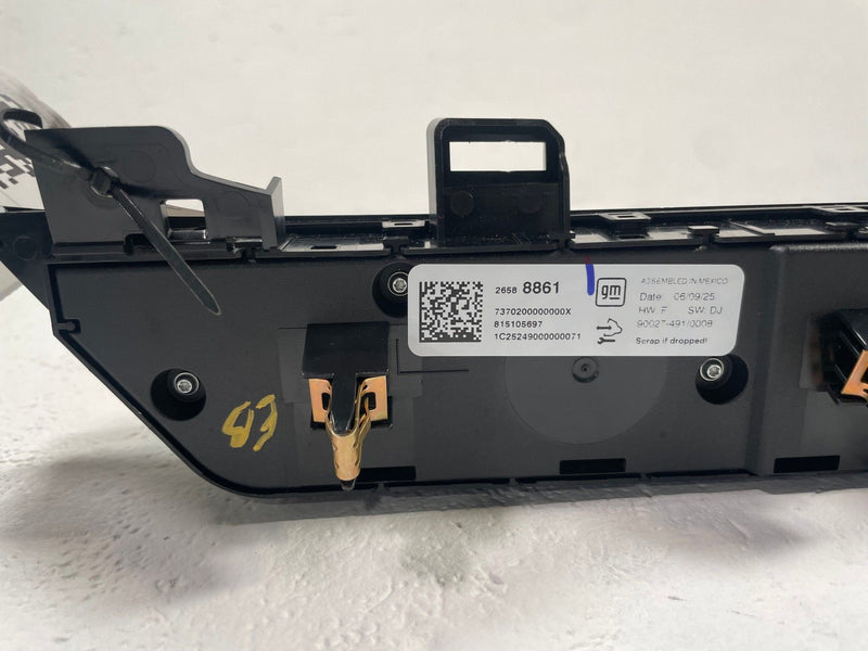 Load image into Gallery viewer, 25-26 CHEVROLET EQUINOX DASH DASHBOARD HVAC HEATER CLIMATE CONTROL SWITCH 112359
