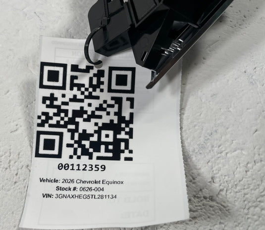 25-26 CHEVROLET EQUINOX DASH DASHBOARD HVAC HEATER CLIMATE CONTROL SWITCH 112359