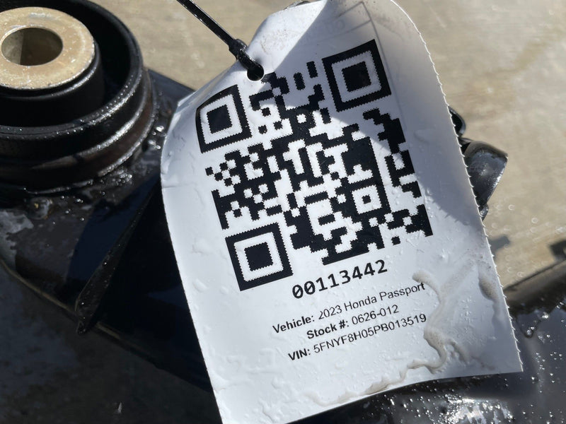 Load image into Gallery viewer, 2019-2025 HONDA PASSPORT AWD REAR ENGINE SUBFRAME CROSSMEMBER CRADLE # 113442
