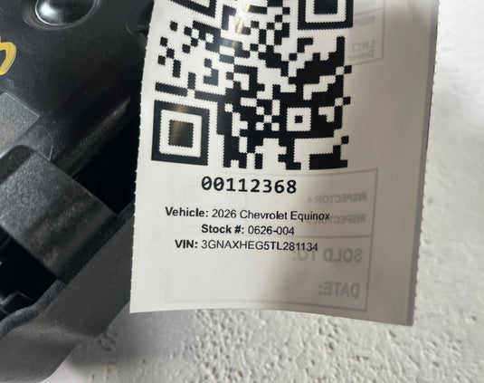 2026 CHEVROLET EQUINOX GATEWAY COMPUTER CONTROL MODULE UNIT 1.5L