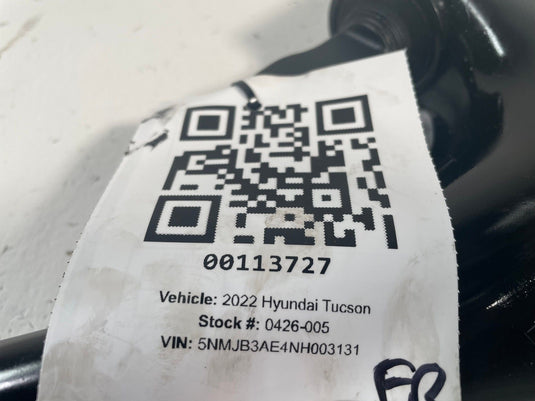 22-26 HYUNDAI TUCSON FRONT RIGHT PASSENGER SIDE LOWER CONTROL ARM 2.5L