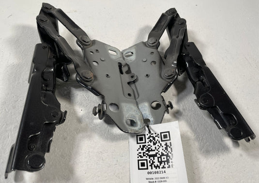 2018-2025 BMW X3 X4 G01 G02 FRONT LH & RH HOOD BONNET HINGE PAIR BLACK
