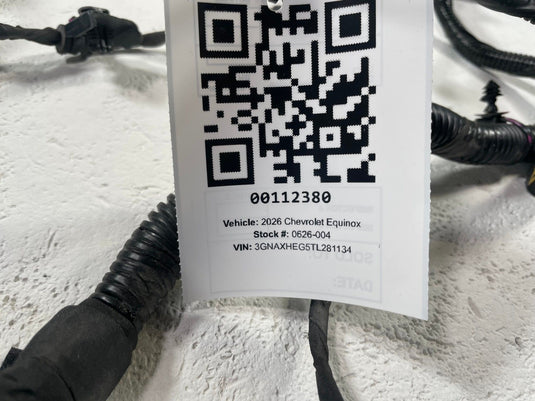 2025-2026 CHEVROLET EQUINOX REAR SUSPENSION CHASSIS WIRING HARNESS 1.5L