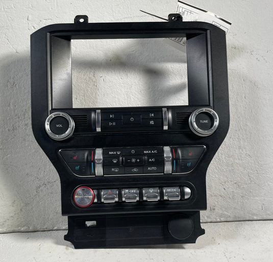 2018-2023 FORD MUSTANG DASH CENTER HEATER RADIO CONTROL SWITCH BEZEL