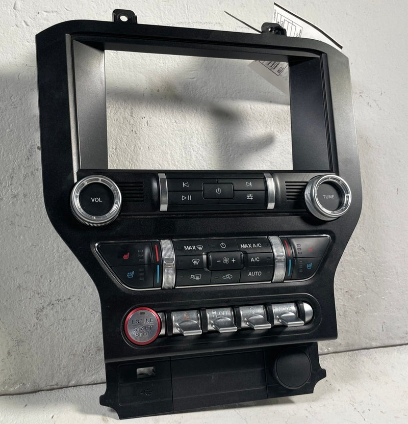 Load image into Gallery viewer, 2018-2023 FORD MUSTANG DASH CENTER HEATER RADIO CONTROL SWITCH BEZEL # 113509
