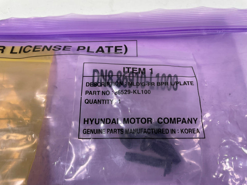 Load image into Gallery viewer, 2023-2025 HYUNDAI IONIQ 6 FRONT BUMPER LICENCE PLATE MOUNTING BRACKET # 110855
