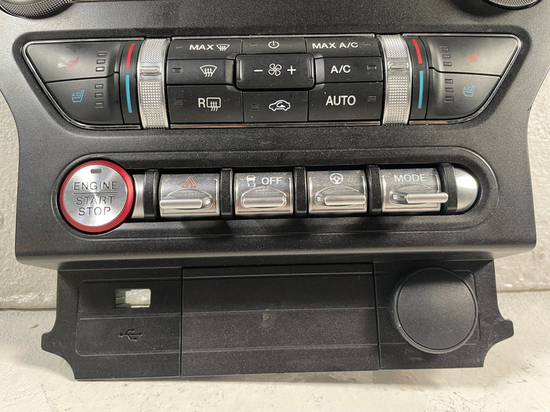 Load image into Gallery viewer, 2018-2023 FORD MUSTANG DASH CENTER HEATER RADIO CONTROL SWITCH BEZEL # 113509
