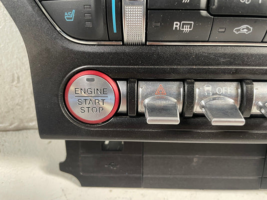 2018-2023 FORD MUSTANG DASH CENTER HEATER RADIO CONTROL SWITCH BEZEL