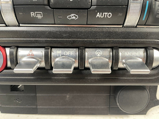 2018-2023 FORD MUSTANG DASH CENTER HEATER RADIO CONTROL SWITCH BEZEL