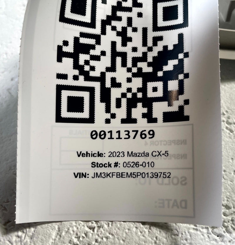 Load image into Gallery viewer, 2019 - 2025 MAZDA CX-5 FRONT ROOF OVERHEAD CONSOLE DOME LIGHT LAMP # 113769
