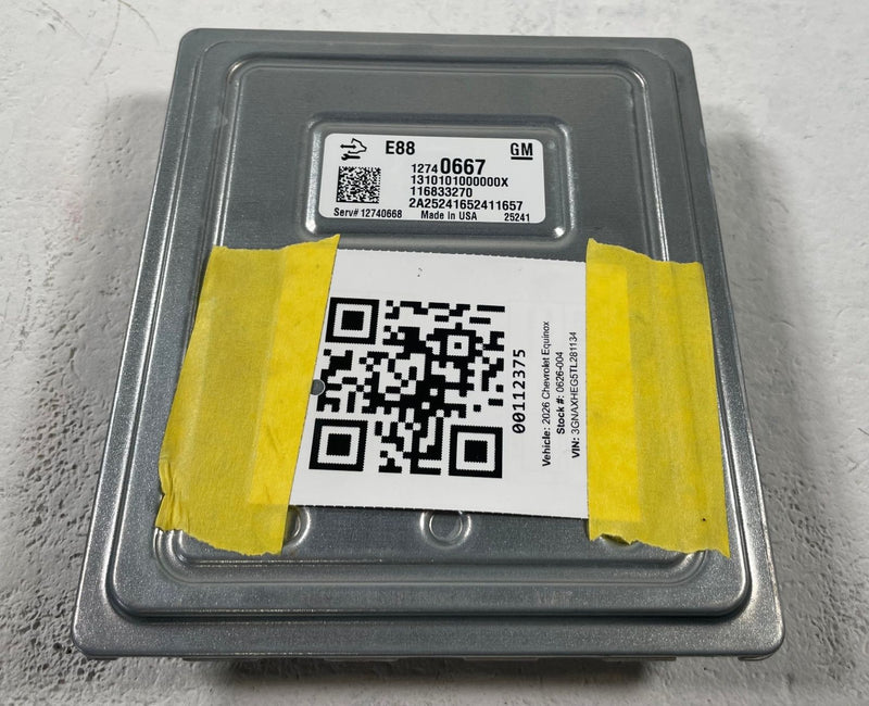 Load image into Gallery viewer, 2025-2026 CHEVROLET EQUINOX ENGINE CONTROL COMPUTER MODULE ECM UNIT 1.5L #112375
