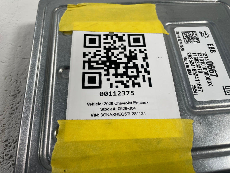 Load image into Gallery viewer, 2025-2026 CHEVROLET EQUINOX ENGINE CONTROL COMPUTER MODULE ECM UNIT 1.5L #112375
