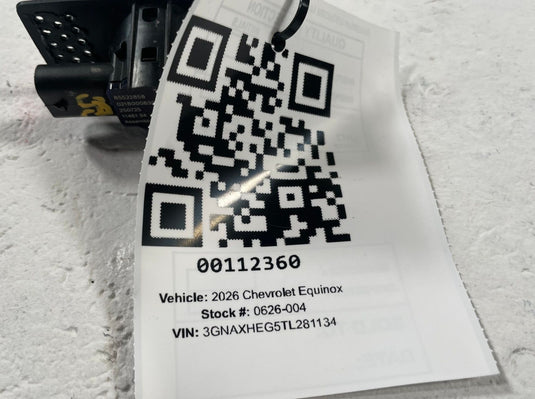 2025-2026 CHEVROLET EQUINOX REAR BUMPER PARKING ASSIST SENSOR W/BRACKET