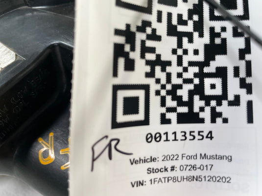 2018 - 2023 FORD MUSTANG FRONT RIGHT PASSENGER SIDE LED HEADLIGHT LAMP