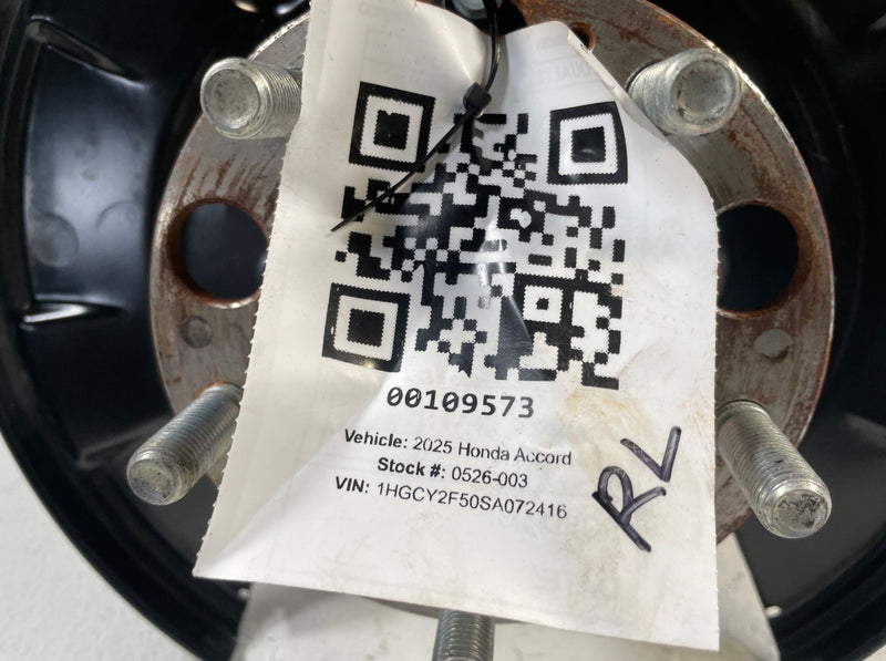 Load image into Gallery viewer, 23-25 HONDA ACCORD REAR LEFT DRIVER SPINDLE KNUCKLE W/ BEARING HUB 2.0L # 109573
