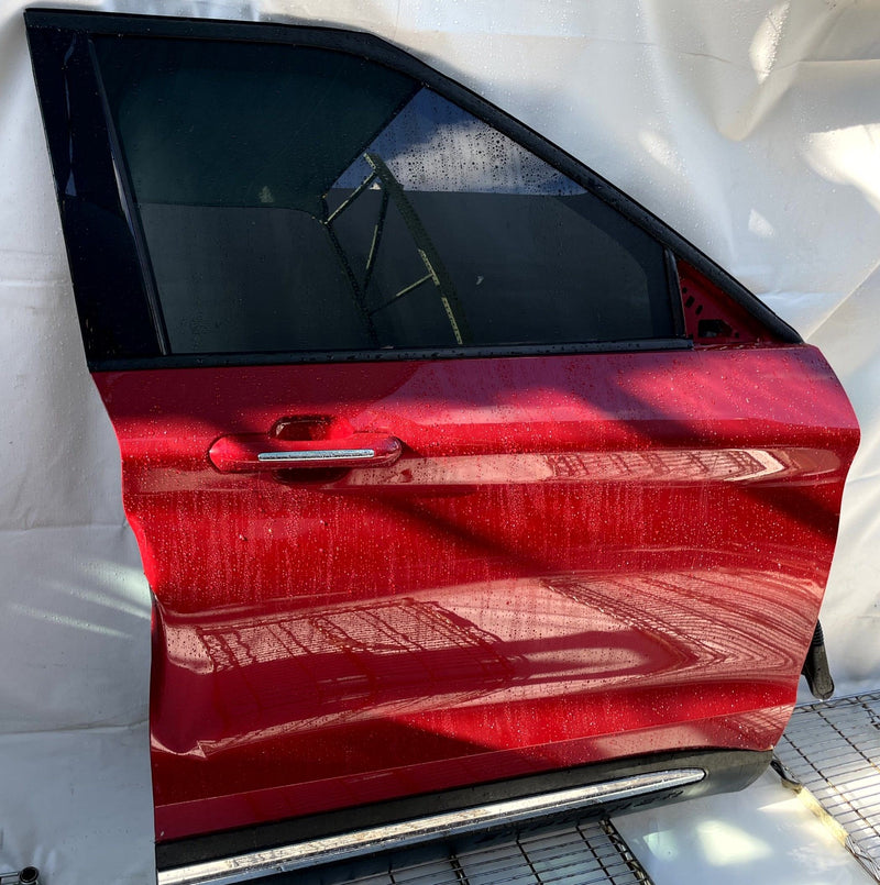 Load image into Gallery viewer, FORD EXPLORER INTERCEPTOR FRONT RIGHT DOOR SHELL ASSEMBLY RED (D4) 20-25 #111107
